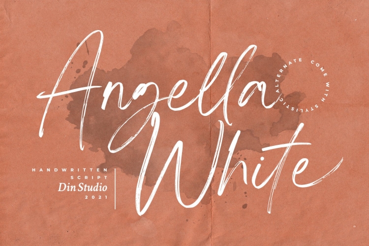 Angella White Font Download