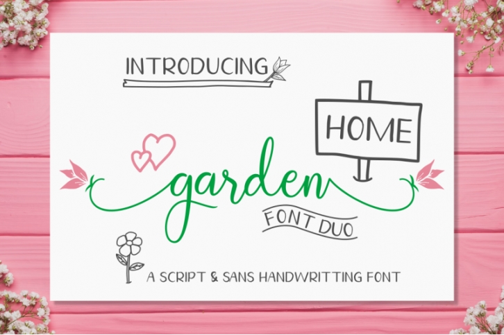 Homegarden Font Duo Font Download