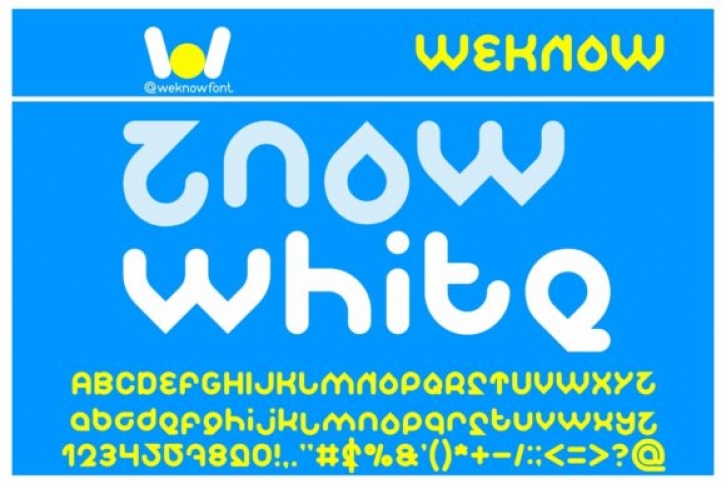 Znow White Font Download