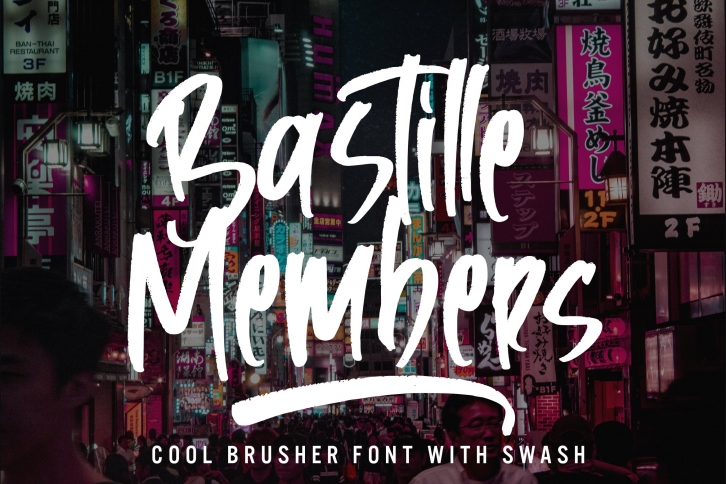 Bastille Members Font Download