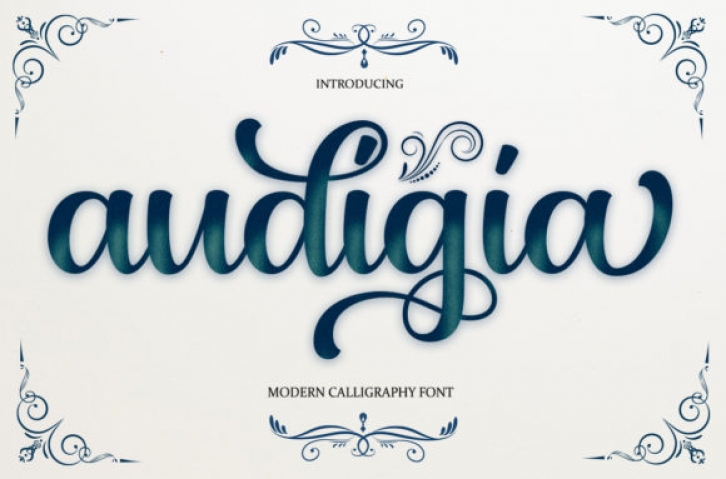 Audigia Font Download