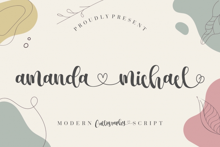 Amanda Michael Modern Calligraphy Font Download
