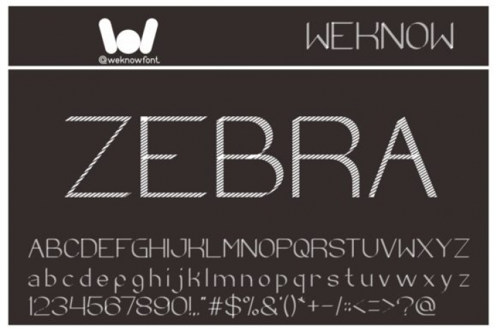 Zebra Font Download