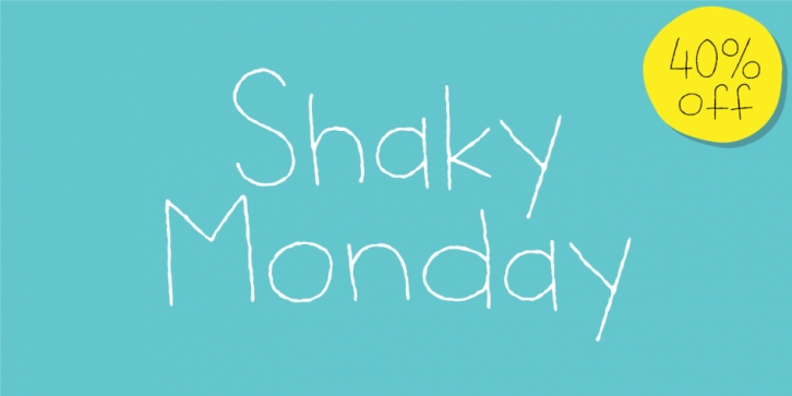 Shaky Monday Font Download