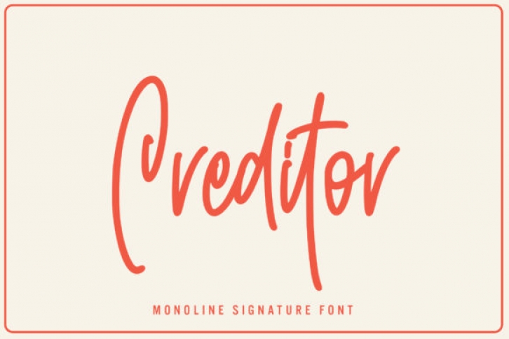 Creditor Font Download
