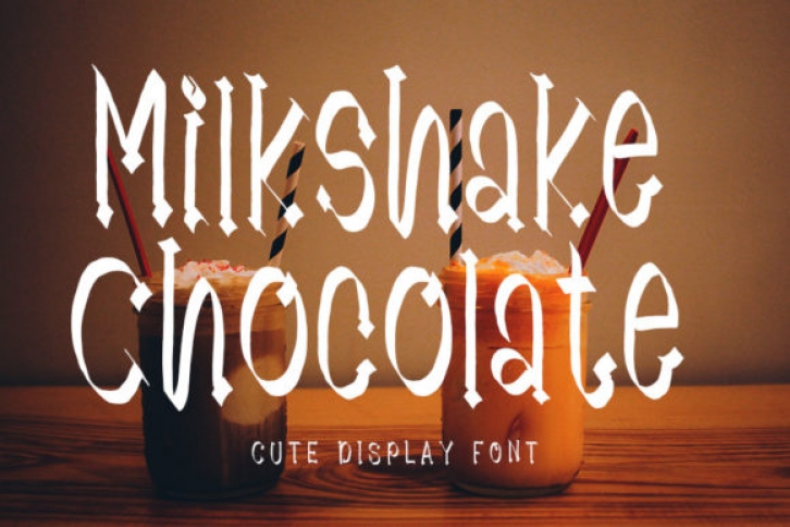 Milkshake Chocolate Font Download