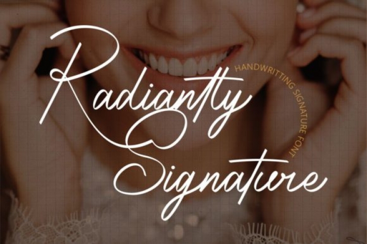 Radiantly Signature Font Download