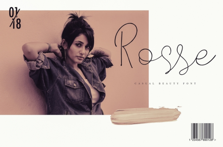 Rosse - Casual Beauty font Font Download