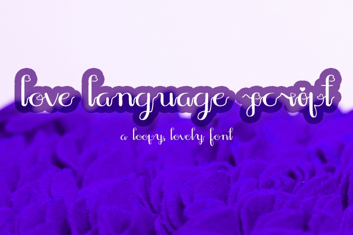Love Language Script Font Download