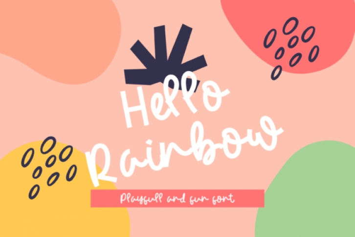 Hello Rainbow Font Download
