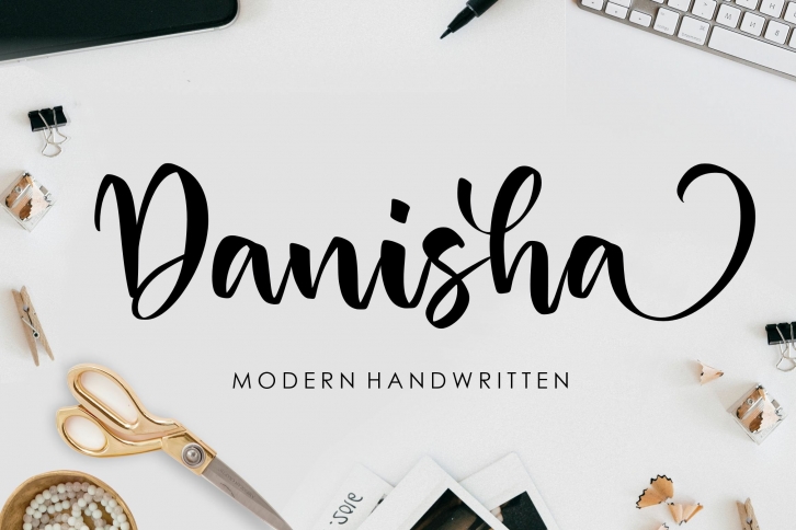 Danisha Modern Handwritten Font Download