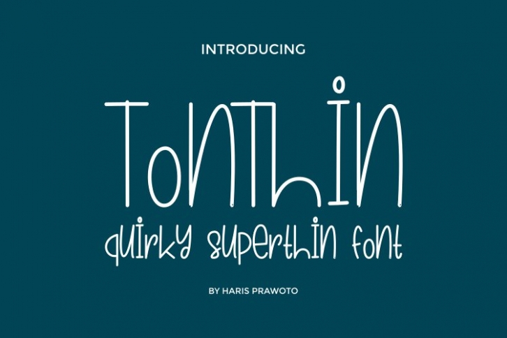 TONTHIN SUPERTHIN Font Download