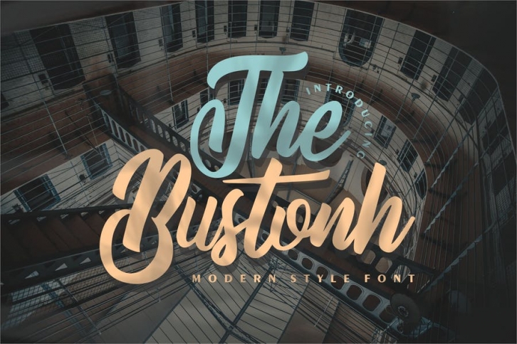 The Bustonh | Modern Style Font Font Download