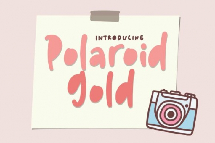 Polaroid Gold Font Download
