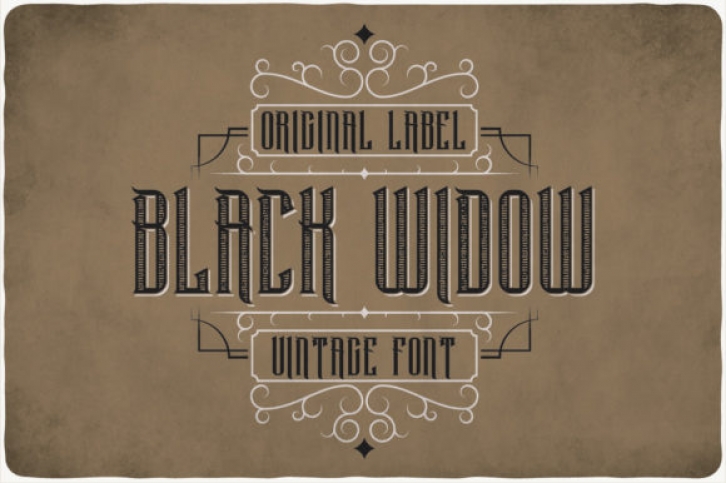Black Widow Font Download
