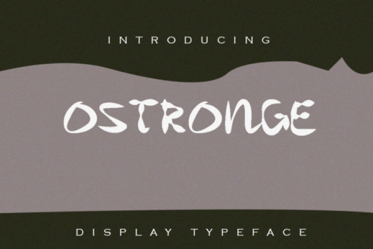 Ostronge Font Download