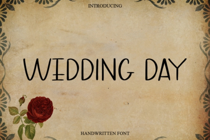 Wedding Day Font Download