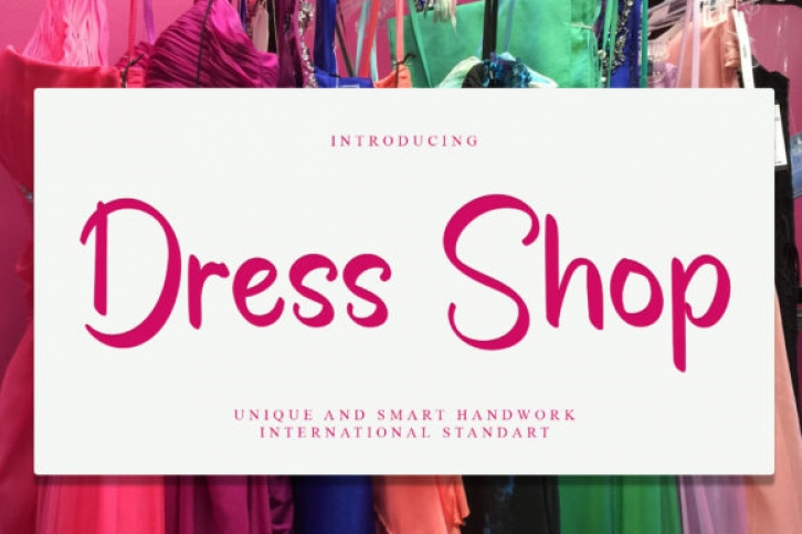 Dress Shop Font Download