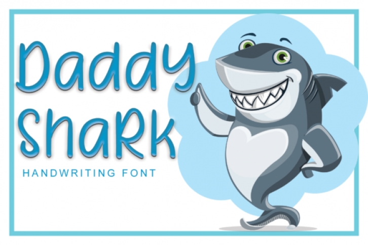 Daddy Shark Font Download