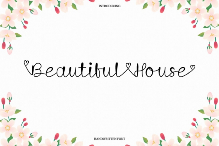 Beautiful House Font Download