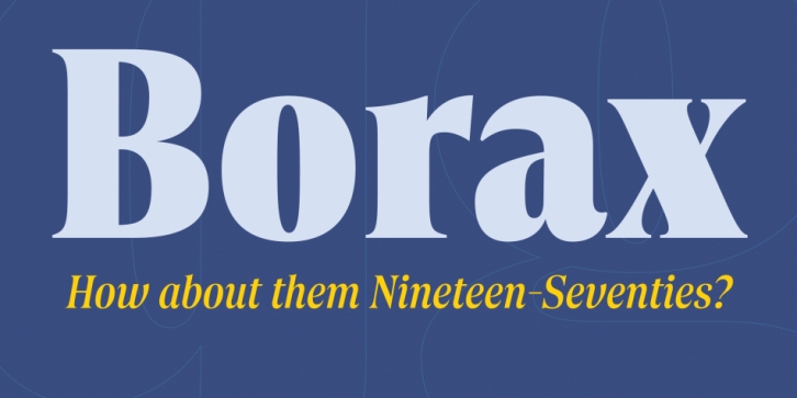 Borax Font Download