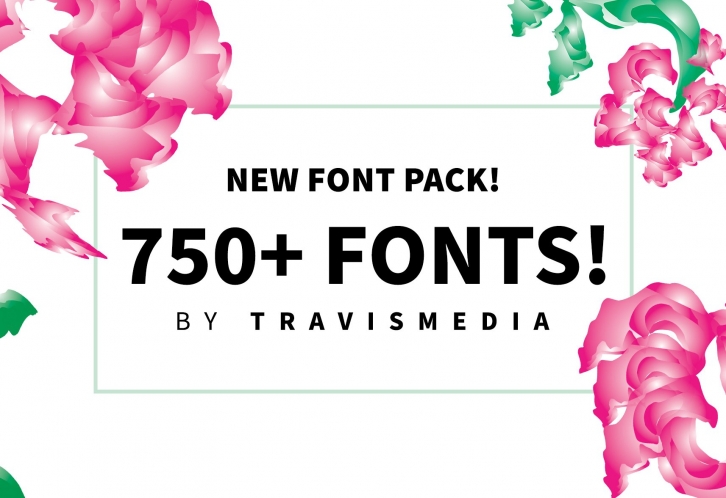 ALL NEW Pack V2 750+ New Font Download