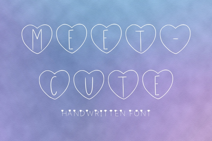 Meet-Cute handwritten Font Download