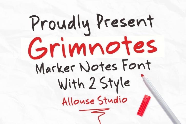 Grimnotes Font Download