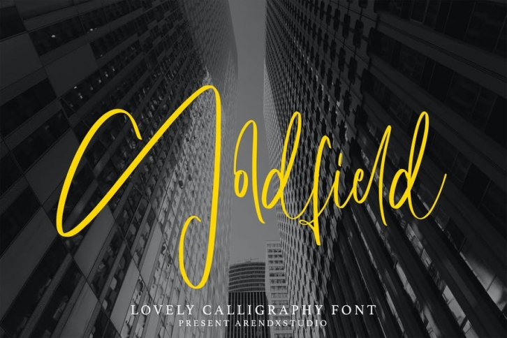 Goldfield - Lovely Calligraphy Font Font Download