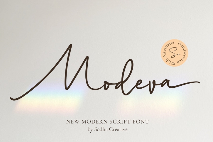 MODEVA Font Download