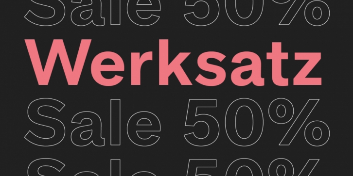 Werksatz Font Download