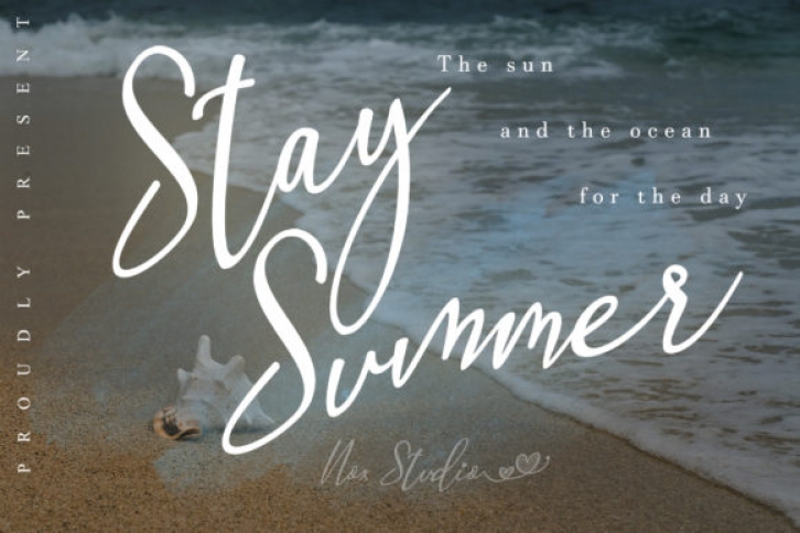 Stay Summer Font Download