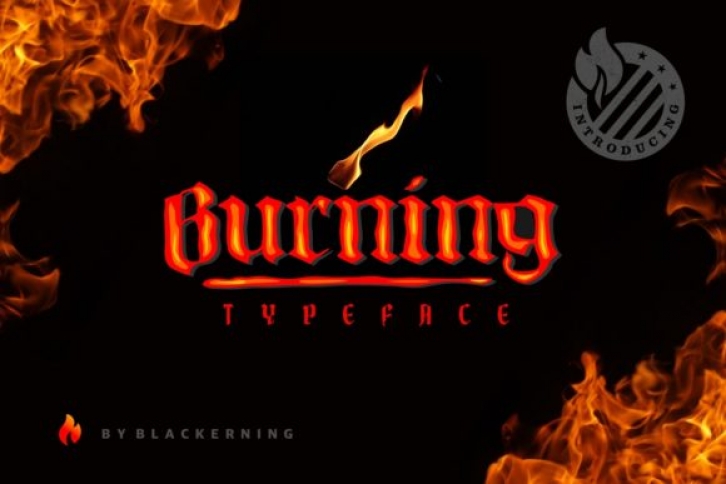Burning Font Download