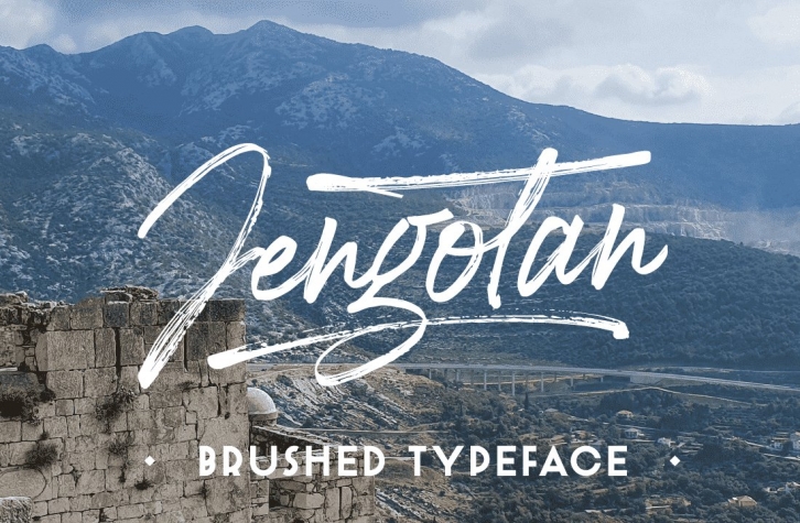 Jengotan — Cool Brush! Font Download