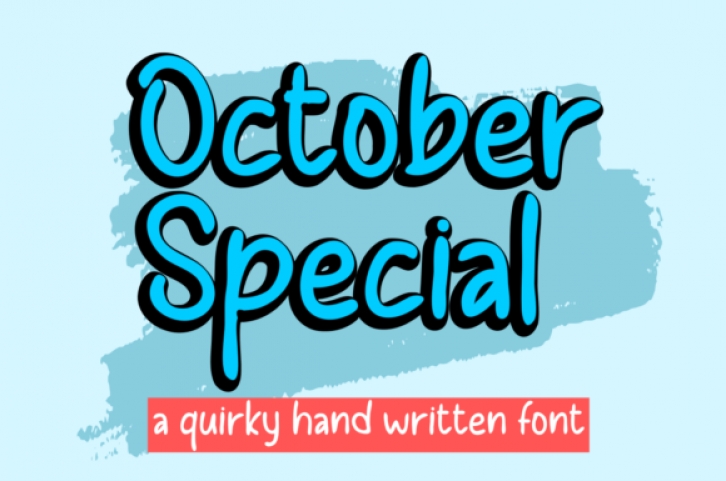 October Special Font Download