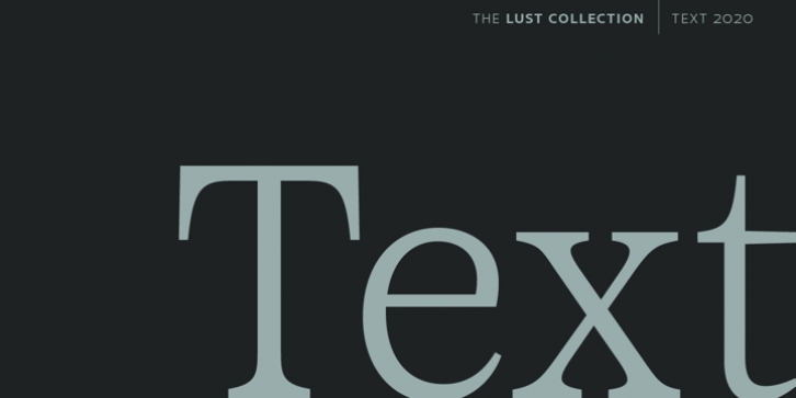 Lust Text Font Download
