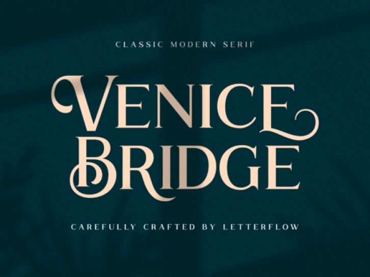 Venice Bridge Font Download