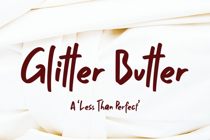 Glitter Butter Font Download