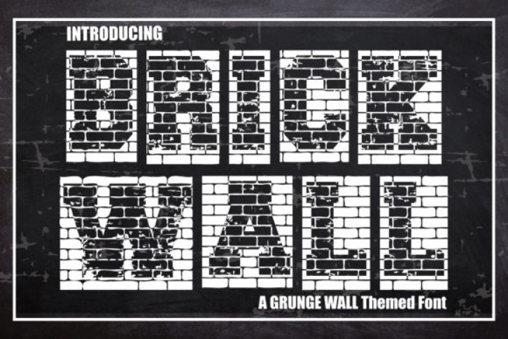 Brick Wall Font Download