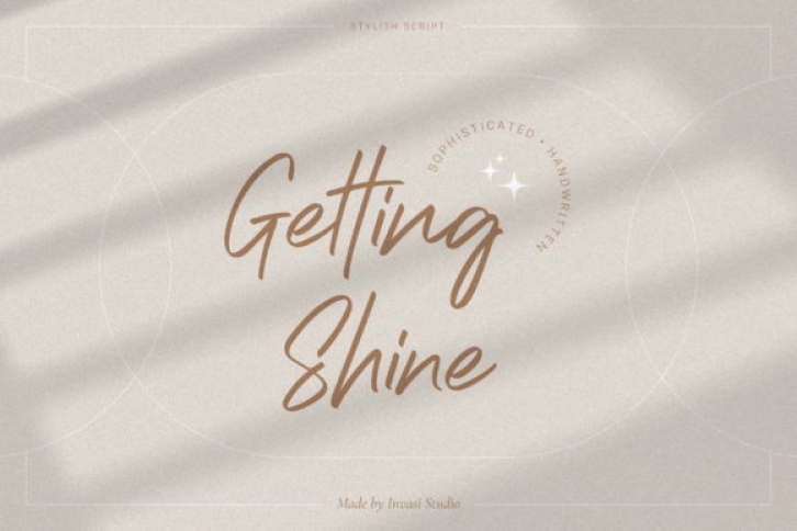 Getting Shine Font Download