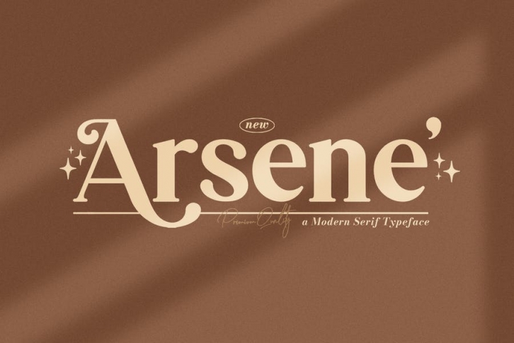 Arsene Modern Serif Typeface Font Download