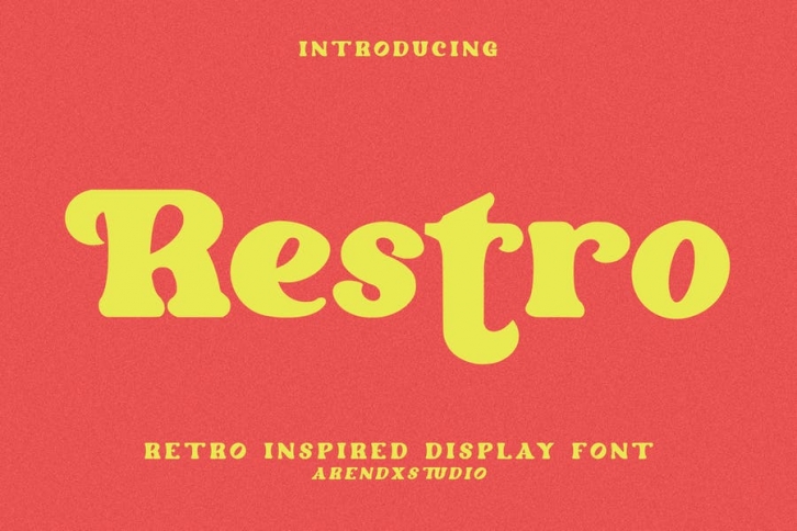 Restro - Display Font Font Download