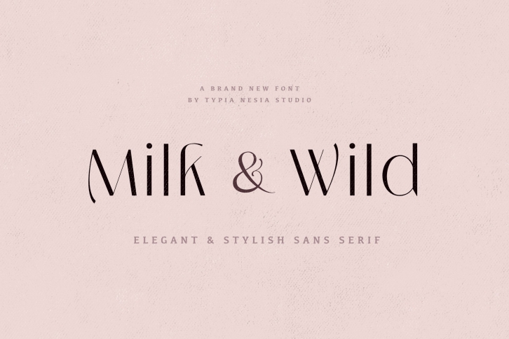 Milk and Wild Font Download
