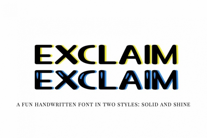 Web Exclaim Font Download