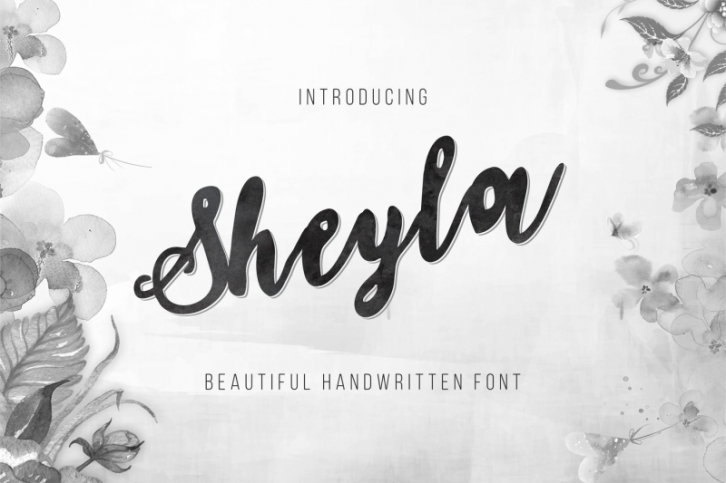 Sheyla - Amazing Handwriting font Font Download