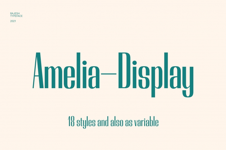 Amelia Display Font Download