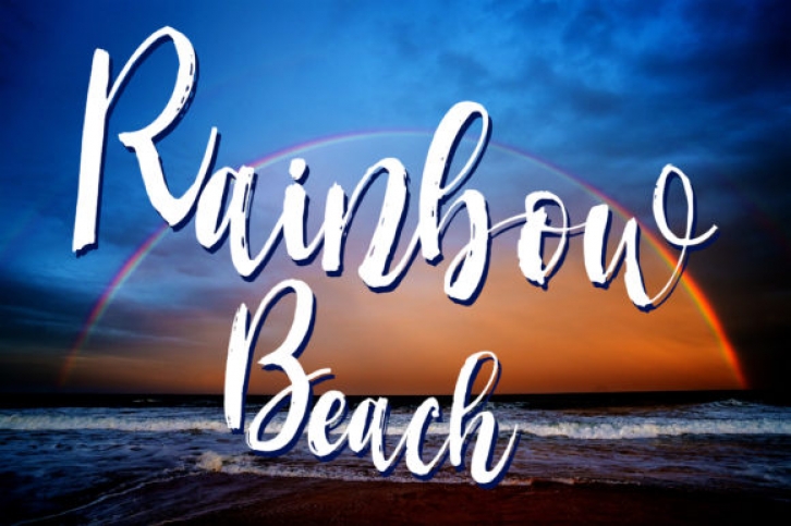 Rainbow Beach Font Download