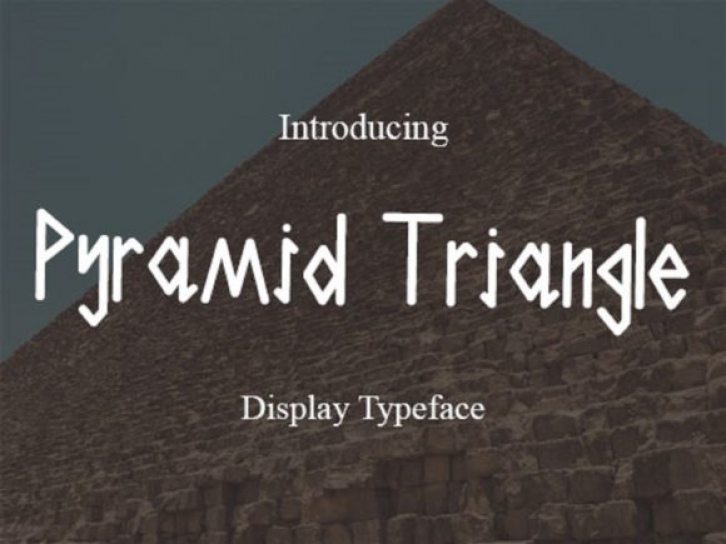 Pyramid Triangle Font Download