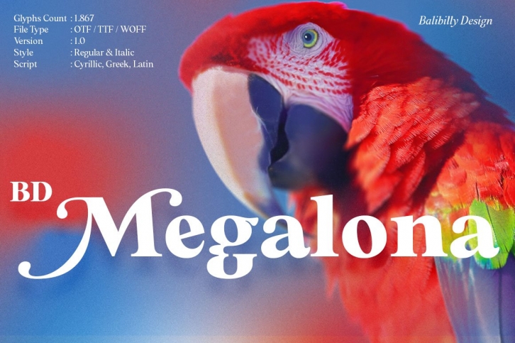 BD Megalona Font Download