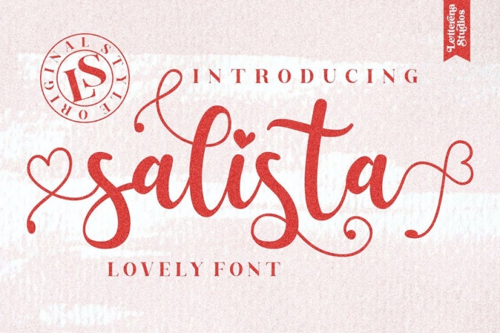 Salista Script Font LS Font Download